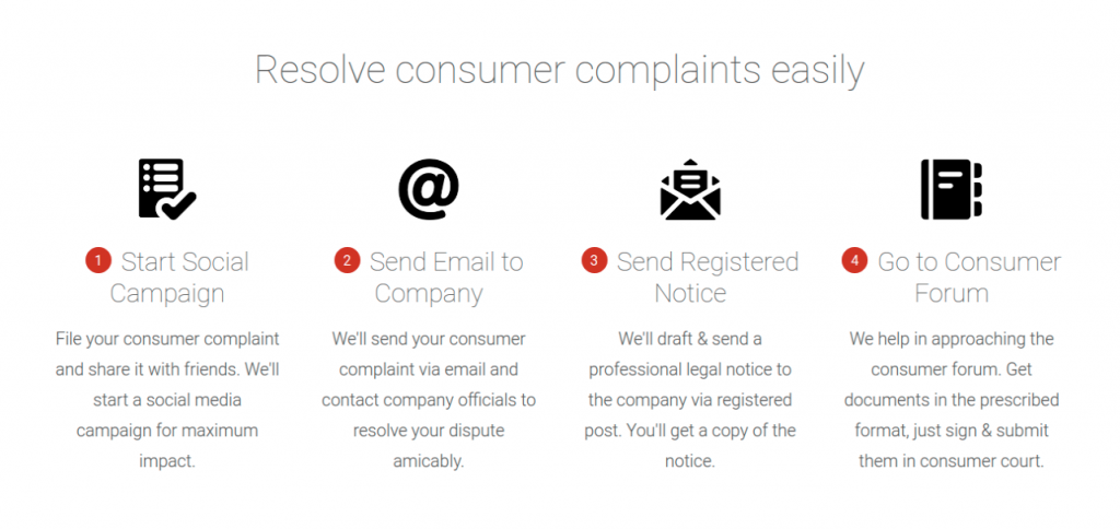 resolves consumer complaints