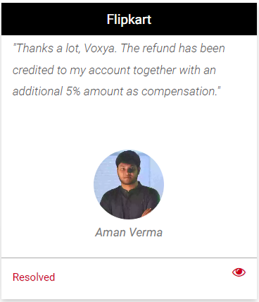 Send Legal Notice To Flipkart using Voxya
